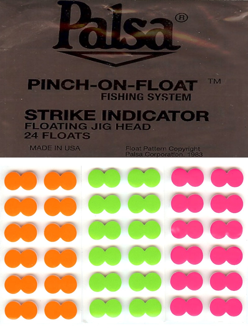 Palsa Pinch on Strike Indicators Floats Pink - Fly Fishing for