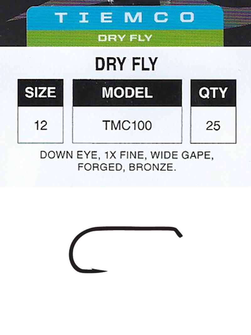 Tiemco 100 Dry Fly Hooks