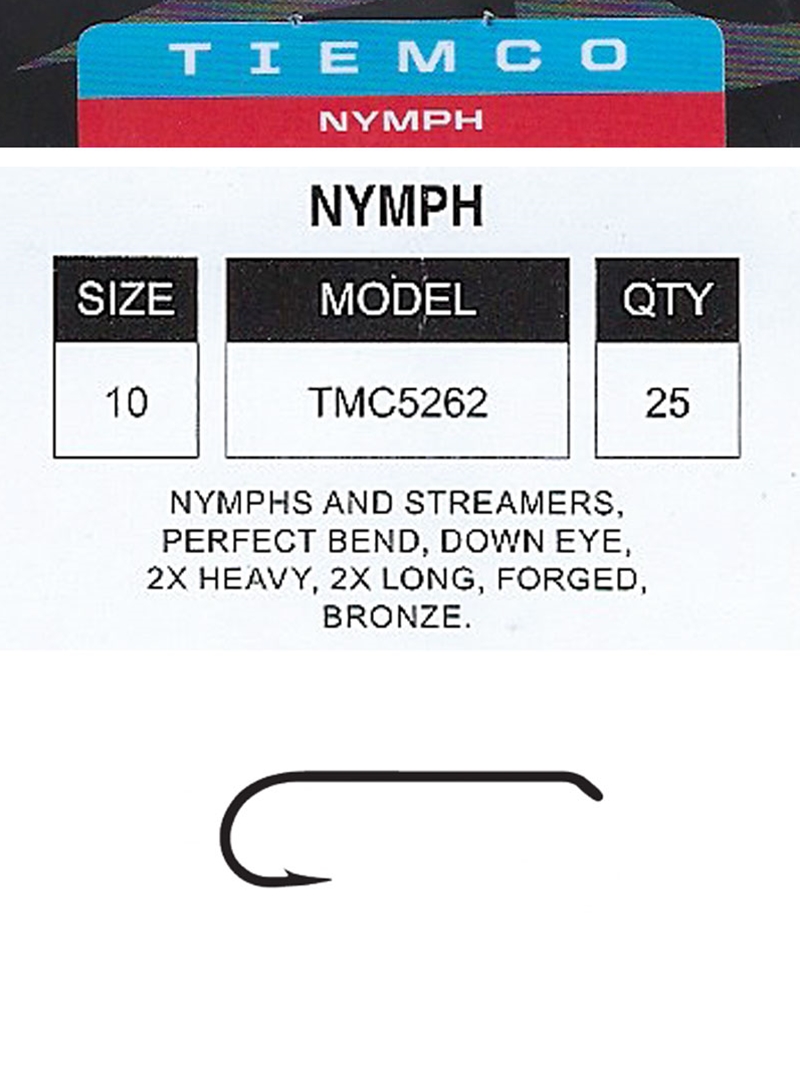 Kona NS2 Nymph Streamer 2XL Fly Tying Hook