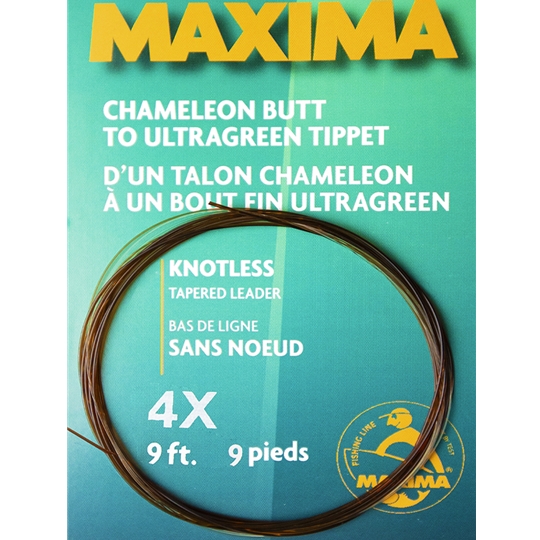 Maxima Knotless 9' Tapered Leaders | Mad River Outfitters