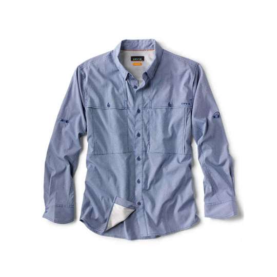 Orvis Long-Sleeved Open Air Caster Shirt - Men's Navy M