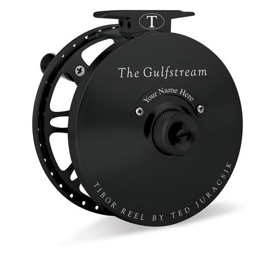 Tibor Gulfstream Fly Reel - Frost Black - New - Free Fly Line