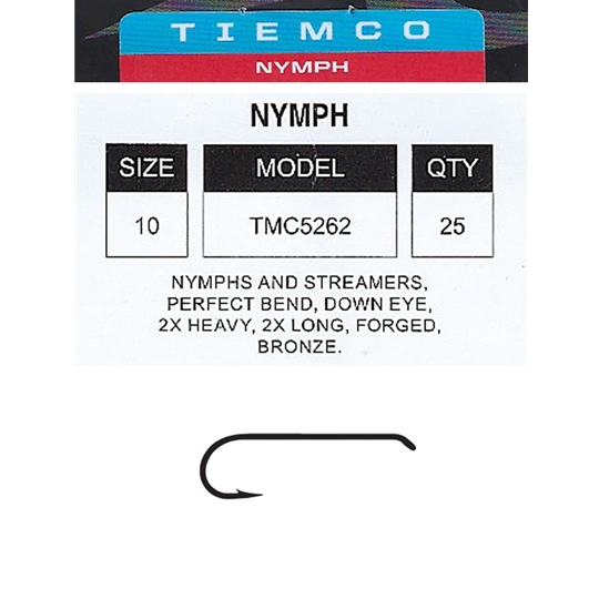 TMC 5262 Heavy Nymph & Streamer Hook, Tiemco