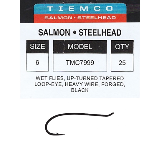 Tiemco 7999 Steelhead/Salmon Hooks - 6
