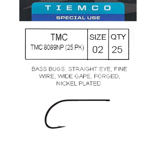 Tiemco 8089 Bass Bug Hook