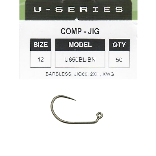 Umpqua U-Series UC650BL-BN Fly Hooks